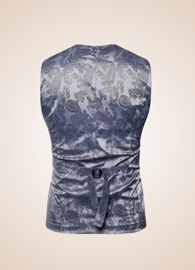 Steampunk Men Silk Vest - Steampunk Australia