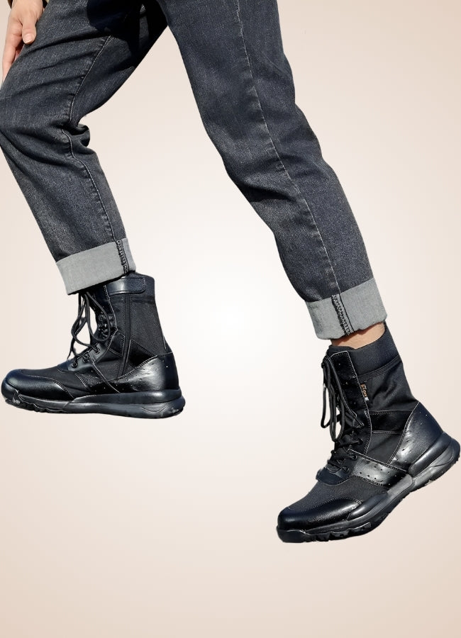 Steampunk Military Combat Boots - Steampunk Australia