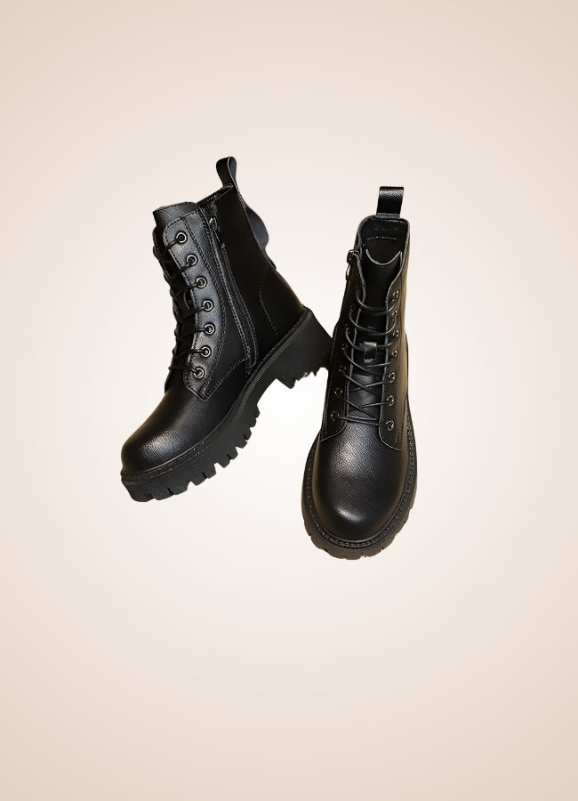 Steampunk Military Style Boots - Steampunk Australia