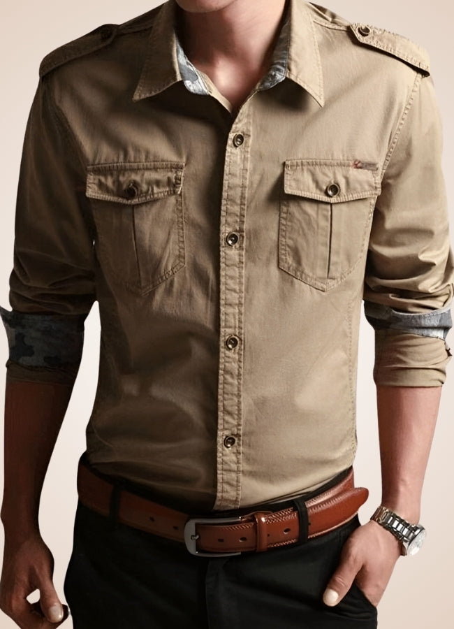 Steampunk Military Style Shirt - Steampunk Australia