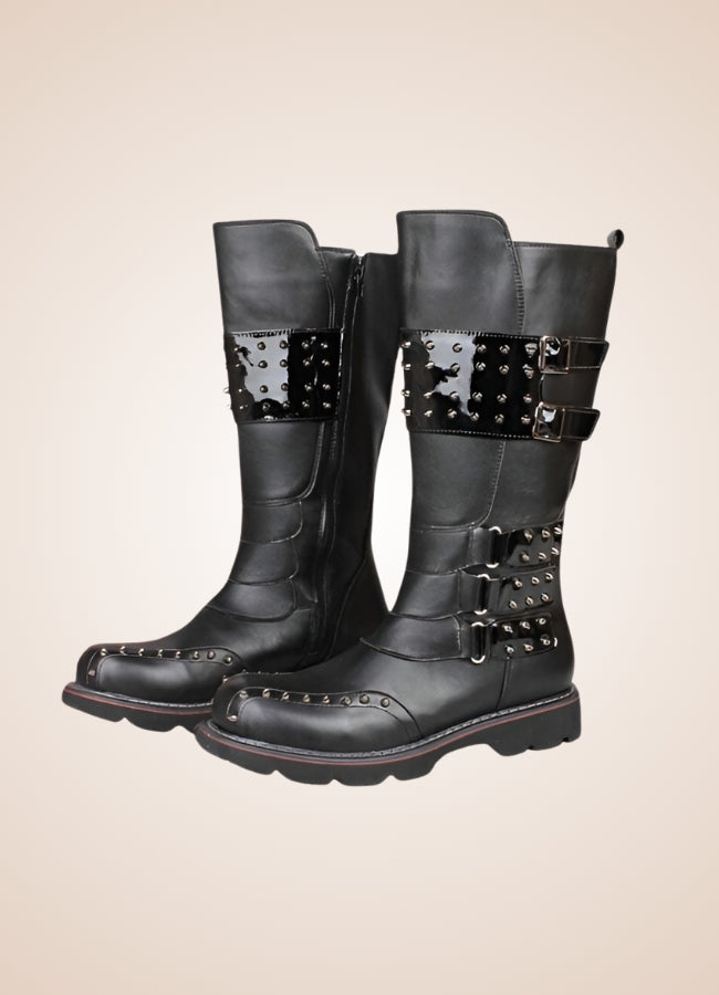Steampunk Motorcycle Boots - Steampunk Australia