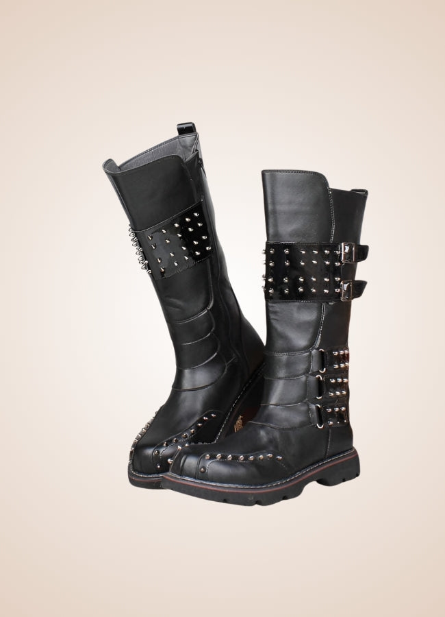Steampunk Motorcycle Boots - Steampunk Australia