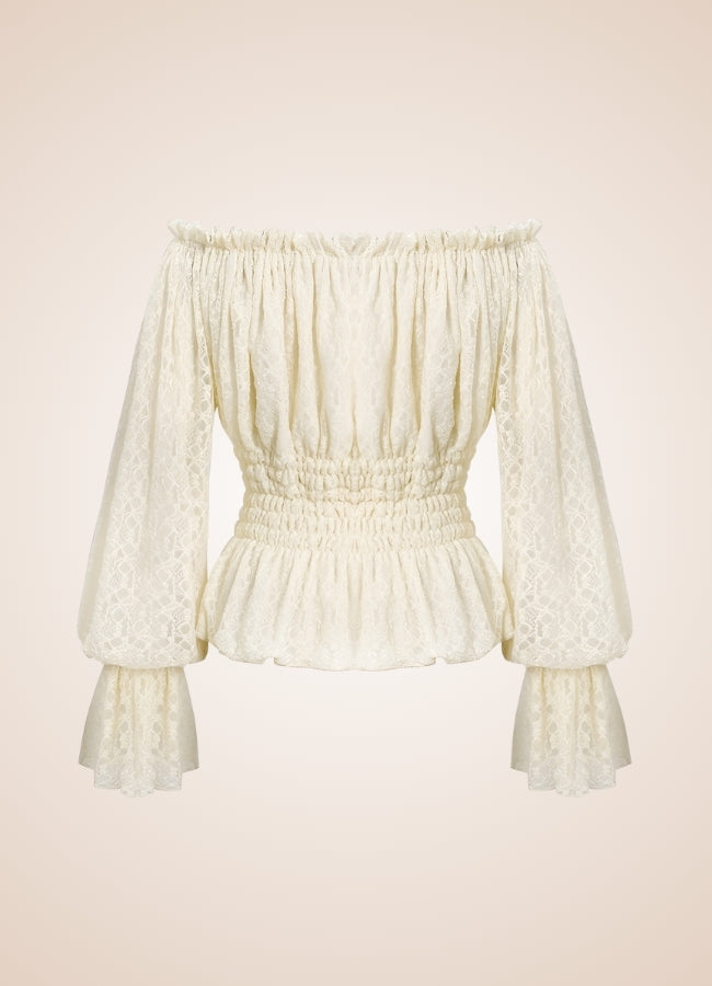 Steampunk Off Shoulder Shirt - Steampunk Australia