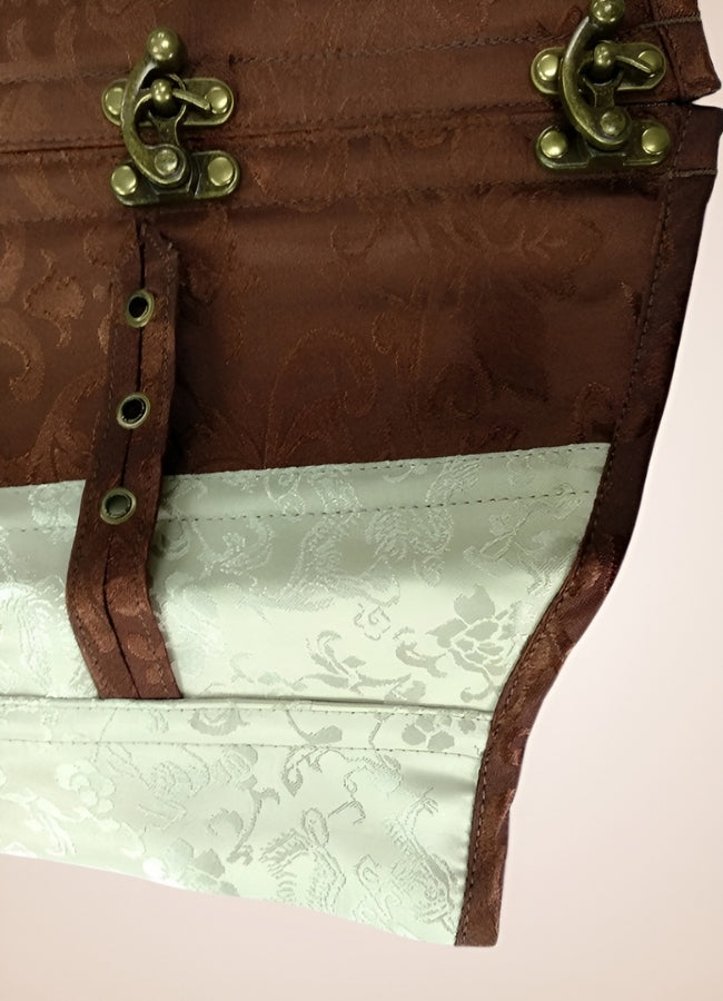 Steampunk Paisley Pattern Pirate Bustier - Steampunk Australia