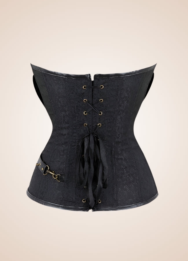 Steampunk Pirate Corset With Chain - Steampunk Australia