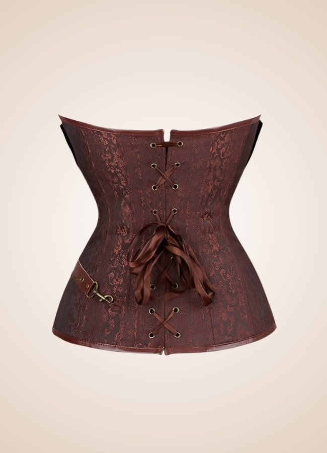 Steampunk Pirate Corset With Chain - Steampunk Australia
