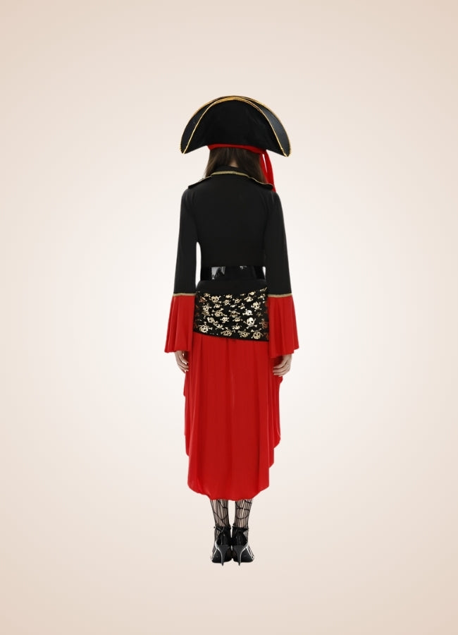 Steampunk Pirate Long Sleeve Dress - Steampunk Australia