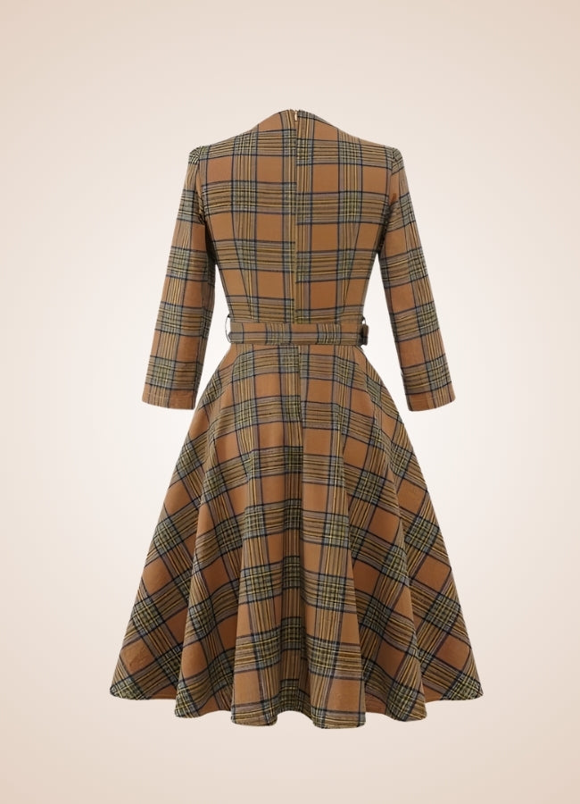 Steampunk Plaid Dress - Steampunk Australia