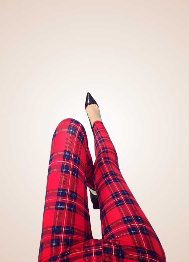 Steampunk Plaid Legging - Steampunk Australia