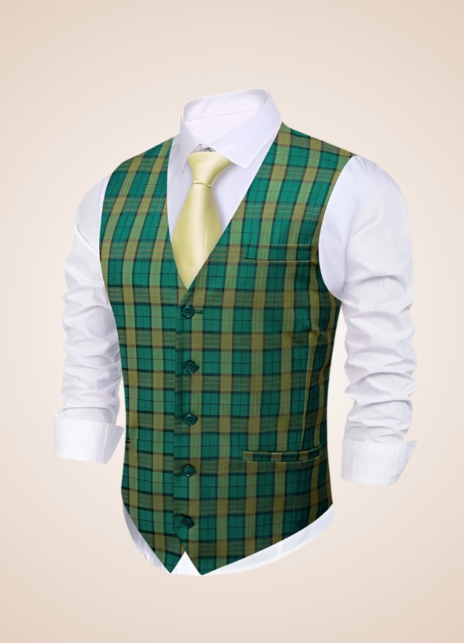 Steampunk Plaid Waistcoat - Steampunk Australia