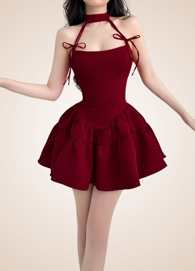 Steampunk Red Lolita Dress - Steampunk Australia