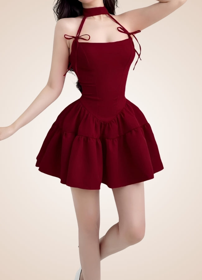 Steampunk Red Lolita Dress - Steampunk Australia