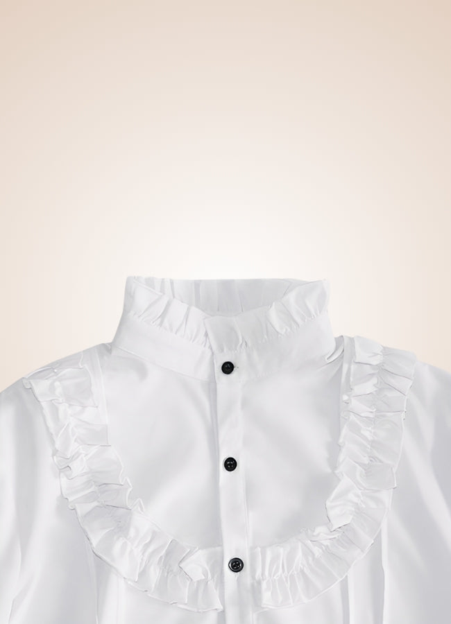 Steampunk Renaissance White Shirt - Steampunk Australia