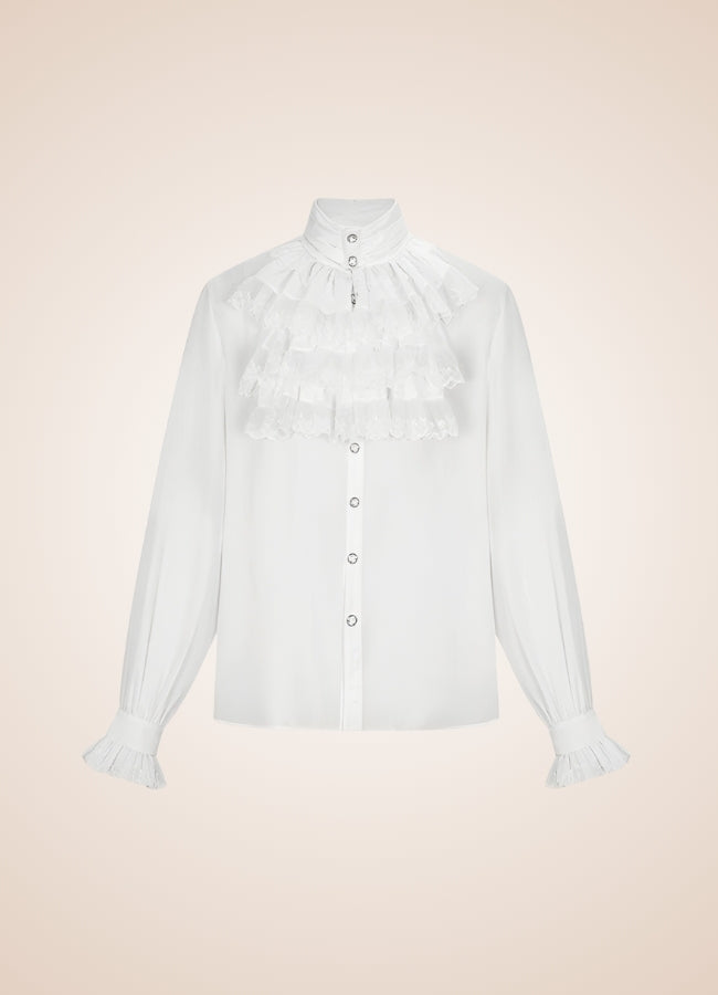 Steampunk Ruffled Shirt - Steampunk Australia