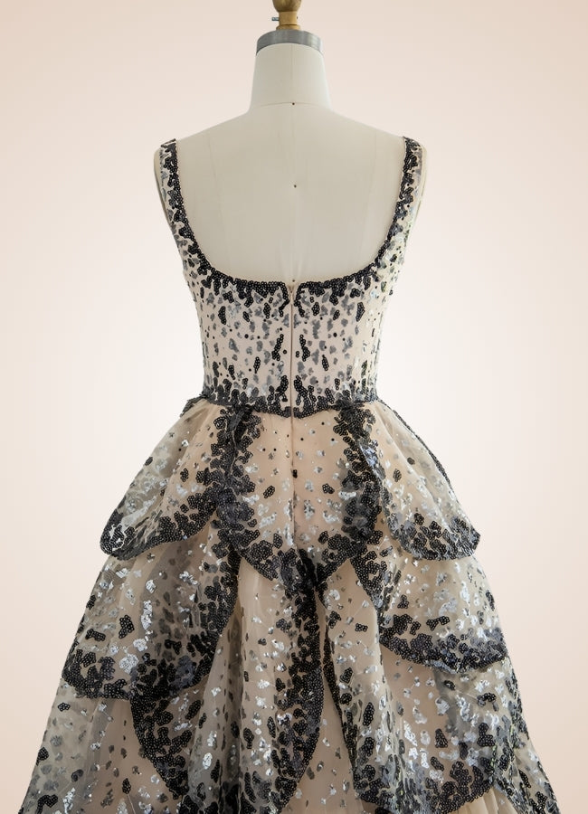 Steampunk Sequin Ball Gown - Steampunk Australia