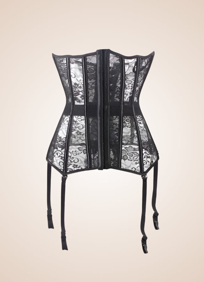 Steampunk Steel Boned Bustier Lingerie - Steampunk Australia
