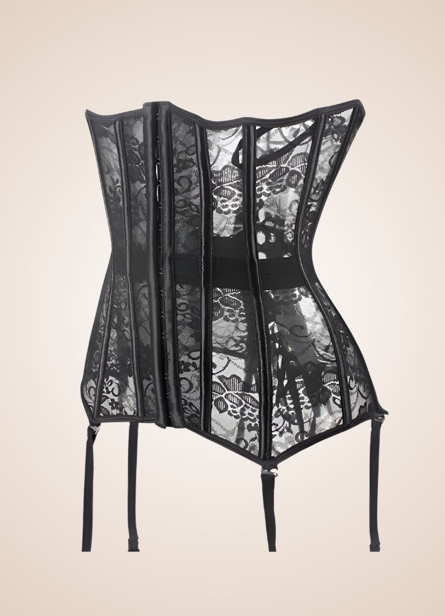 Steampunk Steel Boned Bustier Lingerie - Steampunk Australia