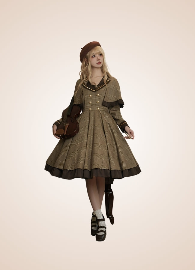 Steampunk Stripe Lolita Dress - Steampunk Australia