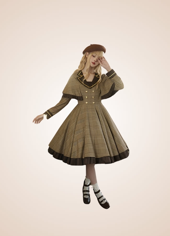 Steampunk Stripe Lolita Dress - Steampunk Australia