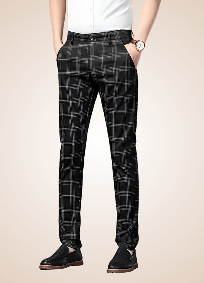 Steampunk Stripe Plaid Trousers - Steampunk Australia