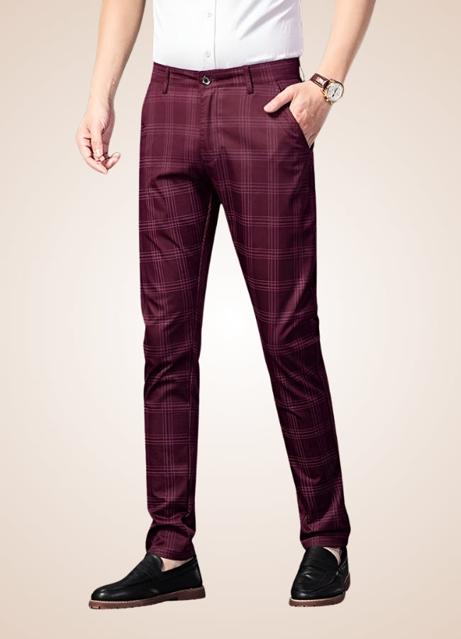 Steampunk Stripe Plaid Trousers - Steampunk Australia