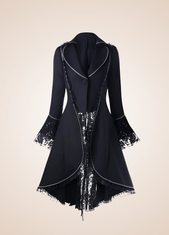 Steampunk Turn Down Collar Dress - Steampunk Australia