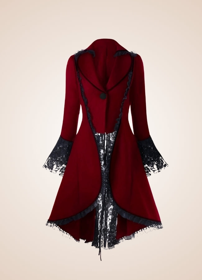 Steampunk Turn Down Collar Dress - Steampunk Australia