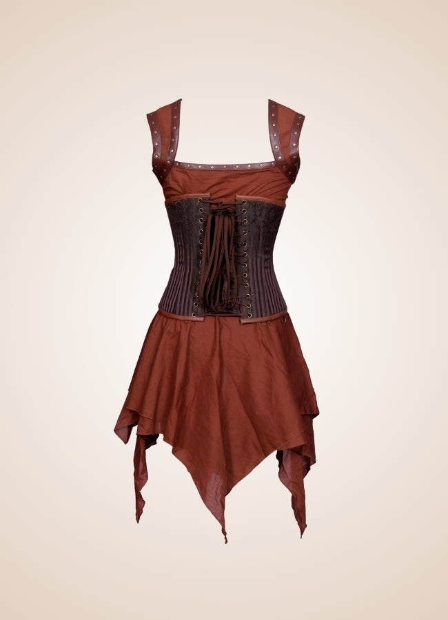 Steampunk Underbust Corset Dress - Steampunk Australia