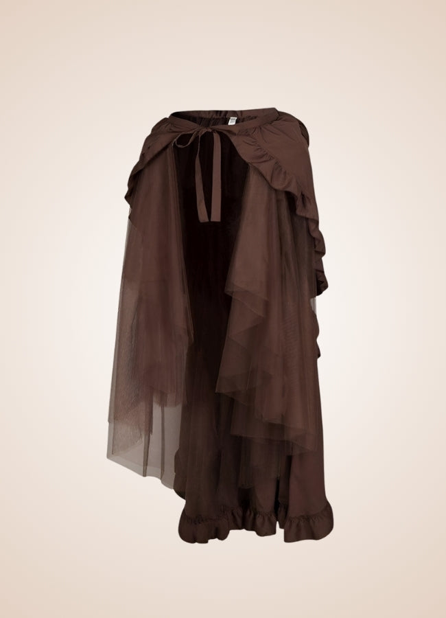 Steampunk Victorian Pleated Skirt - Steampunk Australia