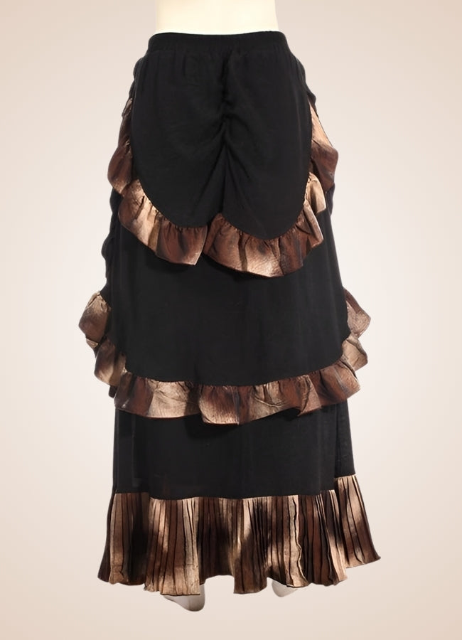 Steampunk Vintage Long Skirt - Steampunk Australia