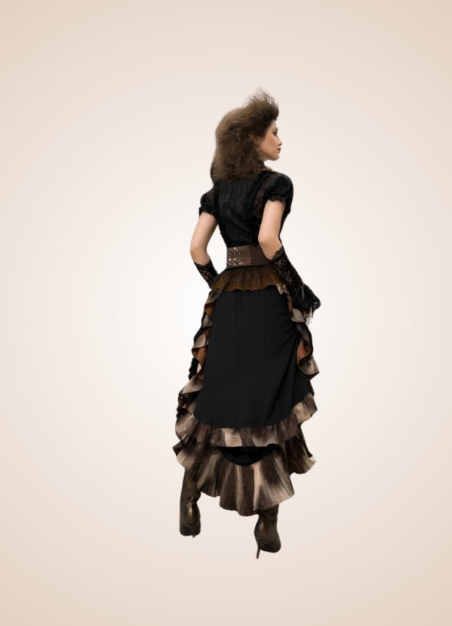 Steampunk Vintage Long Skirt - Steampunk Australia