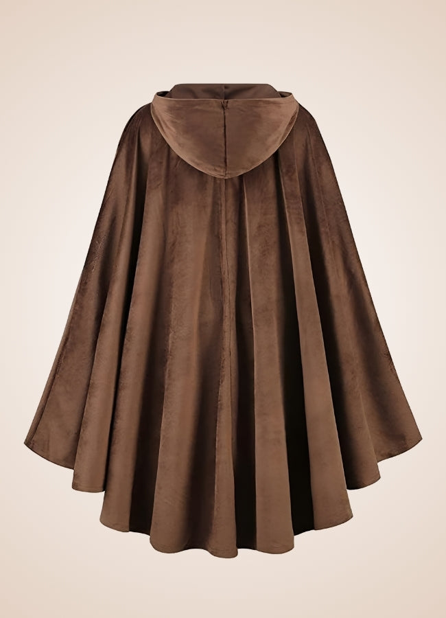Steampunk Women's Renaissance Hooded Cape - Steampunk Australia