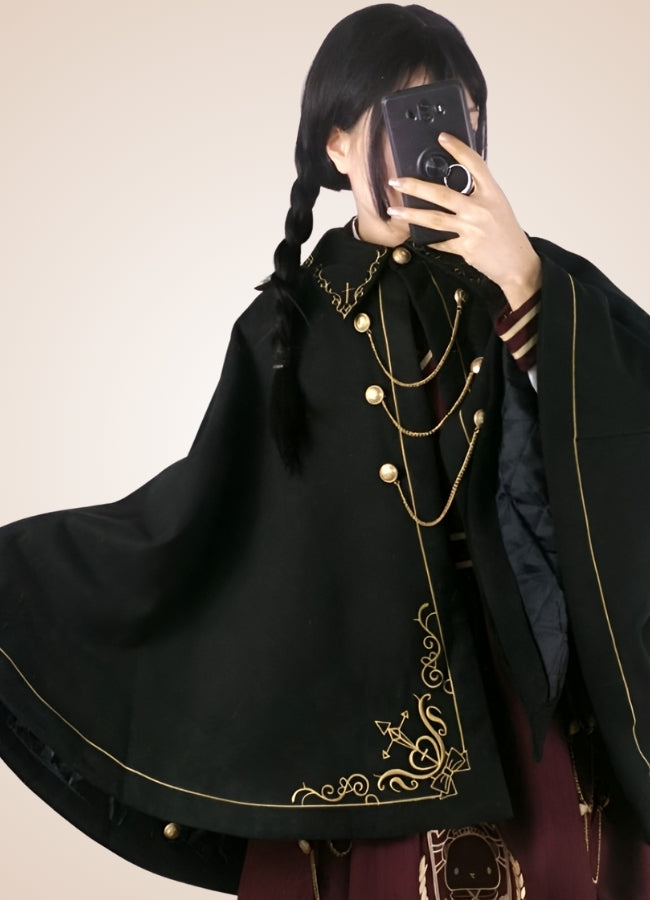 Steampunk Woolen Cloak - Steampunk Australia