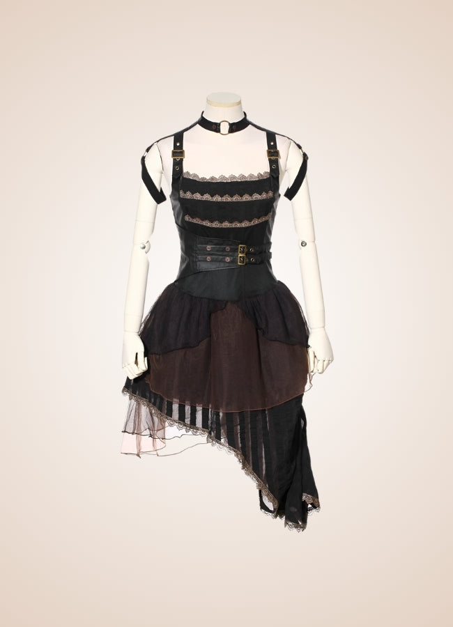 Victorian Asymmetrical Steampunk Dress - Steampunk Australia