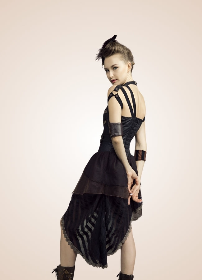 Victorian Asymmetrical Steampunk Dress - Steampunk Australia