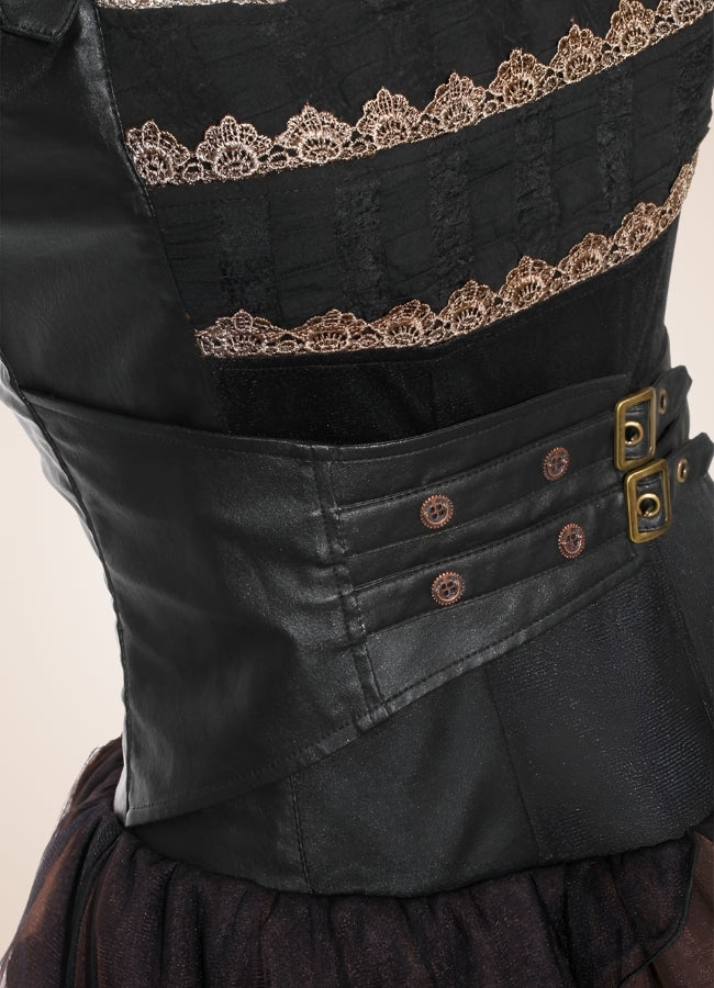 Victorian Asymmetrical Steampunk Dress - Steampunk Australia