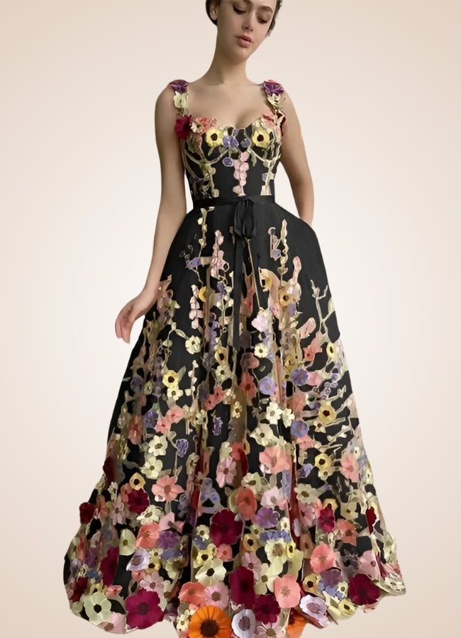 Vintage Floral Lace Steampunk Dress - Steampunk Australia