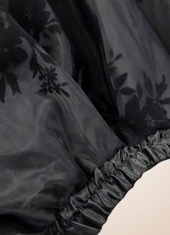 Vintage Flowers Steampunk Skirt - Steampunk Australia