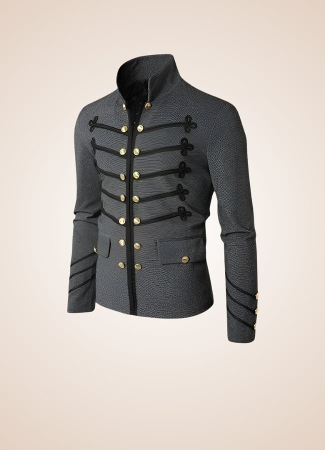 Vintage Gothic Military Jacket - Steampunk Australia