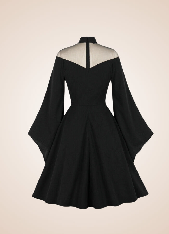 Vintage Gothic Simple Dress - Steampunk Australia