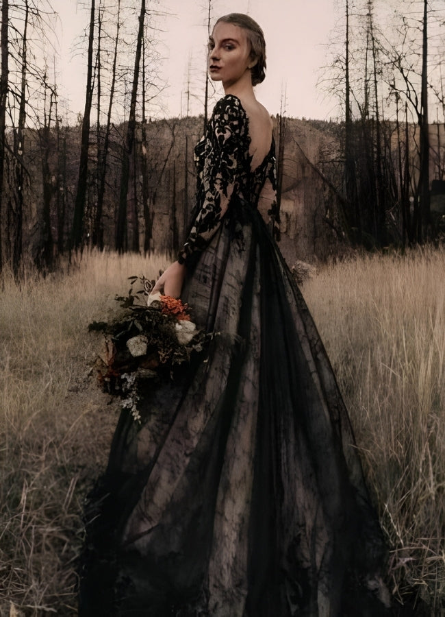 Vintage Gothic Wedding Dress - Steampunk Australia