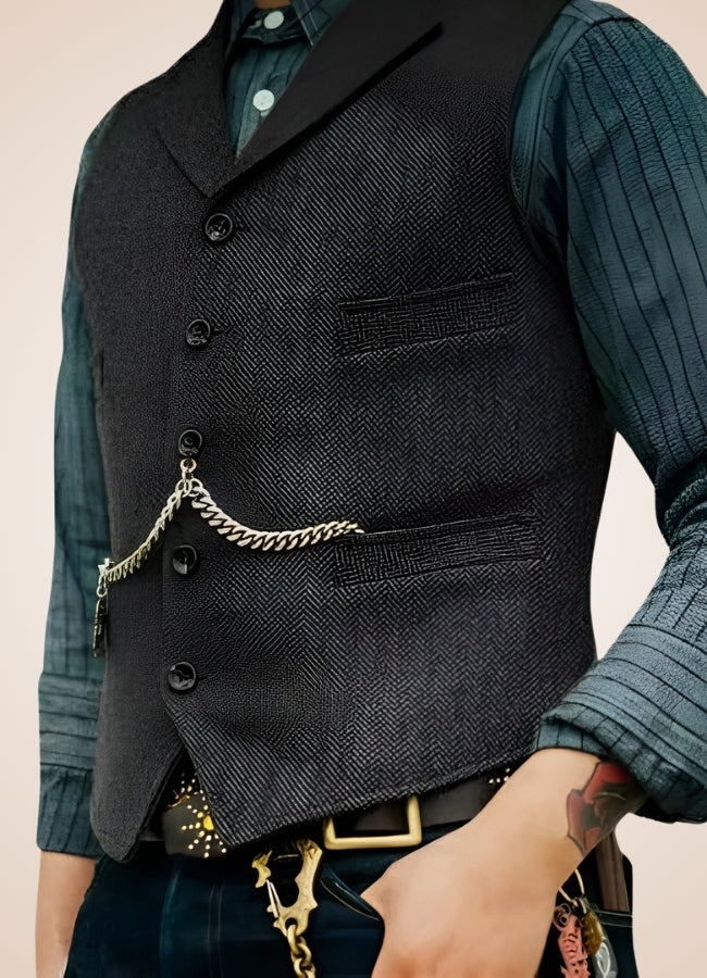 Vintage Steampunk Gilet - Steampunk Australia