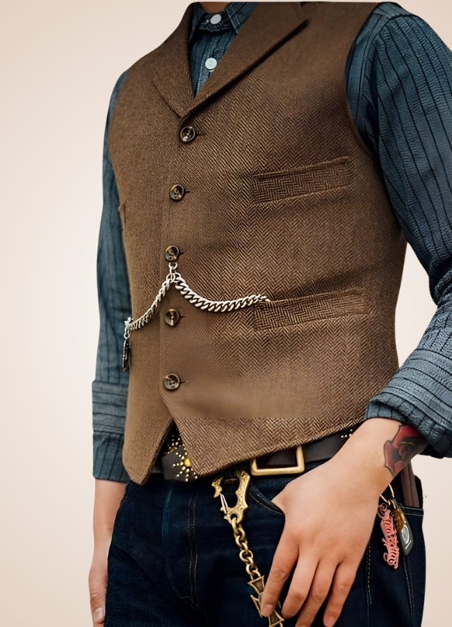 Vintage Steampunk Gilet - Steampunk Australia