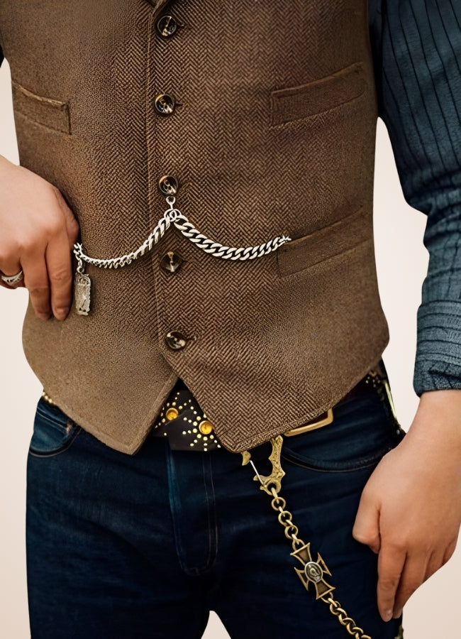 Vintage Steampunk Gilet - Steampunk Australia