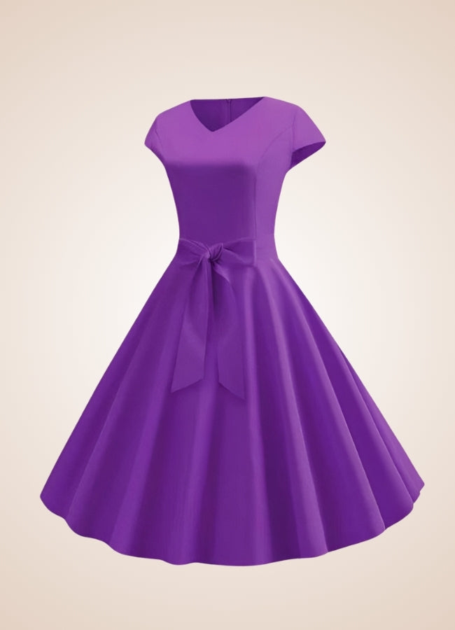 Violet Bowknot Summer Dress - Steampunk Australia