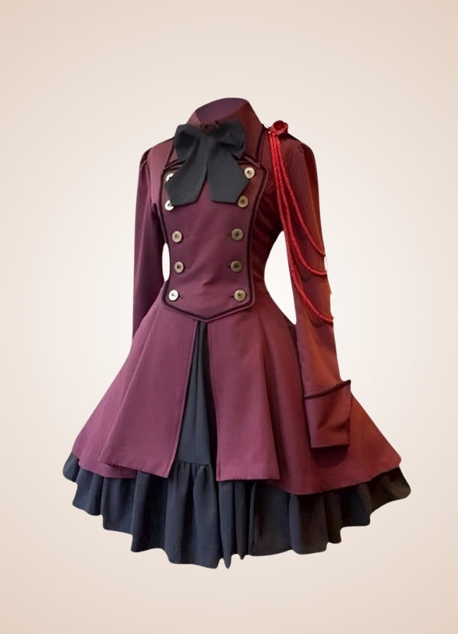 Woman Gothic Lolita Dress - Steampunk Australia