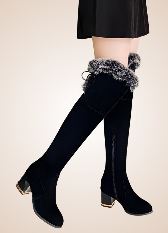 Women Gothic Winter Boots - Steampunk Australia