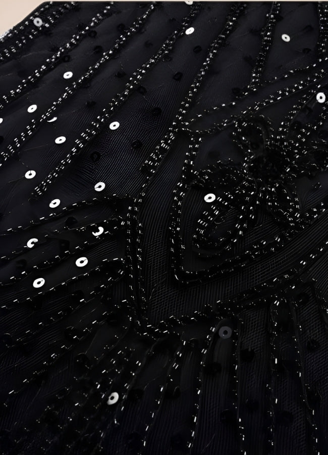 Women's Black Steampunk Long Dress - Steampunk Australia