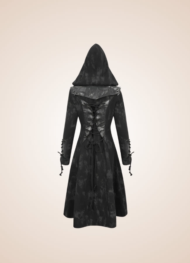 Women's Gothic Punk Hooded Jacket - Steampunk Australia