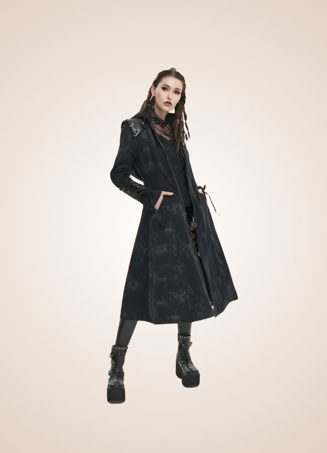 Women's Gothic Punk Hooded Jacket - Steampunk Australia